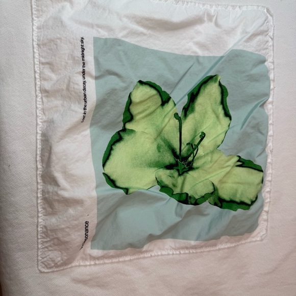 Zara Men’s Medium “Void Resonance ” Crewneck Short Sleeve T-Shirt White - Picture 8 of 11